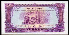 50 Kip
Pk 22a Banknote