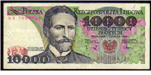 10'000 Zlotych
Pk 151b Banknote