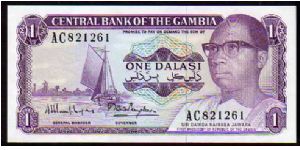 1 Dalasi
Pk 4f Banknote
