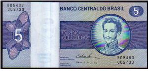 5 Cruzeiros__
Pk 192c Banknote