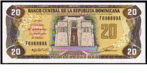 20 Pesos Oro
Pk 139a Banknote