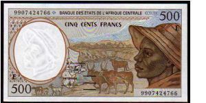 *CENTRAL AFRICAN STATES*__
500 Francs__
pk# 201Ef__
Country Code (E)
 Banknote