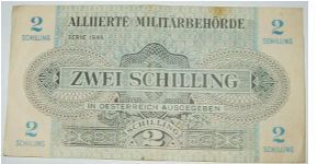 2 schlings 
allied ocupation Banknote