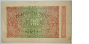 20000 mark Banknote