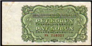*CZECHOSLOVAKIA*
________________

5 Korun
Pk 82a
---------------- Banknote