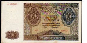 100 Zlotych
Pk 103 Banknote