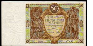 50 Zlotych
Pk 71 Banknote