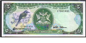 5 Dollars
Pk 37a Banknote