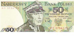 50 ZLOTYCH
HY3756119

P # 142C Banknote