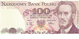 100 ZLOTYCH
TL5978977 Banknote