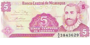CINCO CENTAVOS
A/A3843629 Banknote