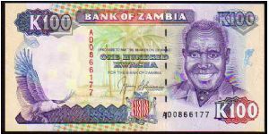 100 Kwacha
Pk 34 Banknote