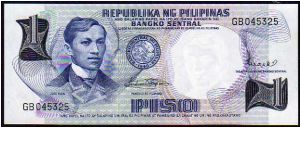 1 Piso
Pk 142a Banknote