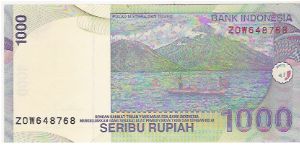 NEW 2006 ISSUE
1000 RUPIAH
ZOW648768 Banknote