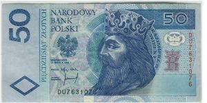 Poland 1994 50Zlotych Banknote