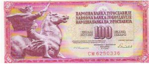 100 DINARA
CM6250336

P # 90C Banknote