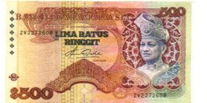 5th Series Malaysian banknote
Printer Bradbury Wilkinson & Co.
Size 155mm x 83mm
the first RM500 note very hard to find item Banknote