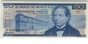Mexico 1981 50 Pesos Banknote