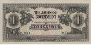 1 Dollar with 
MO Serial

During the Japanese Occupation in Singapore 1943-1945

OFFER VIA EMAIL Banknote