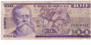100 PESOS

J22118441

1 FOR TRADE Banknote