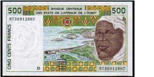 *MALI*
________________

500 Francs
Pk 310D
-----------------
Country Code -D-
----------------- Banknote