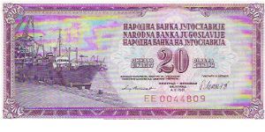 20 DINARA

EE 0044809

P # 88B Banknote
