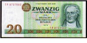 (German Democratic Republic)

20 Mark
Pk 29a Banknote