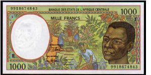 *CENTRAL AFRICAN STATES*
__

1000 Francs__

pk# 202Eb__

Country Code -E-
 Banknote