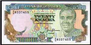 20 Kwacha
Pk 32b Banknote