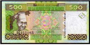 500 Francs
Pk New Banknote