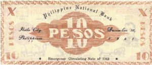 Banknote from Philippines