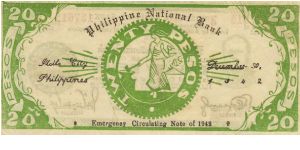 Banknote from Philippines