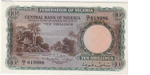 NIGERIA--
10/- Banknote