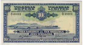 VOLKSKAS BANK LTD:- SWA
  10/- Banknote
