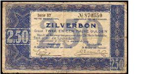 2,50 Gulden
Pk 62

(Silver Note - Zilver Bonnen) Banknote