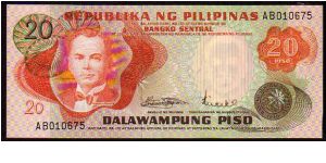20 Piso
Pk 150 Banknote
