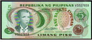 5 Piso
Pk 160 Banknote