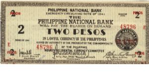S-625a RARE Negros Occidental 2 Pesos note in series, 16 of 20. Banknote