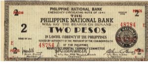 S-625a RARE Negros Occidental 2 Pesos note in series, 4 of 20. Banknote