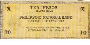 Banknote from Philippines