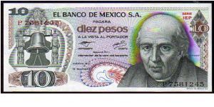 10 Pesos

Pk 63i
==================
18-February-1977
================== Banknote