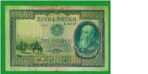 1000 escudos 1942
vf scarce Banknote