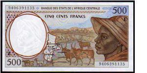*CENTRAL AFRICAN STATES*
__

500 Francs__

pk# 201Eb__

Country Code -E-
 Banknote