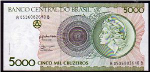 5000 Cruzeiros__
Pk 227 Banknote