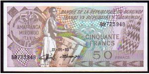 50 Francs__
Pk 28c__

01-05-1993
 Banknote