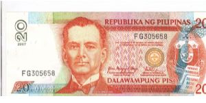 20 Pesos note in series, 1 - 2. I will trade this note for notes I need. Banknote