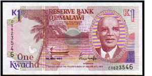 1 Kwacha
Pk 23b Banknote
