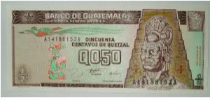 1/2 quetzal Banknote