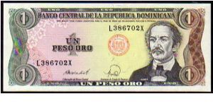 1 Peso Oro
Pk 126 Banknote