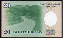 Banknote from Tajikistan
